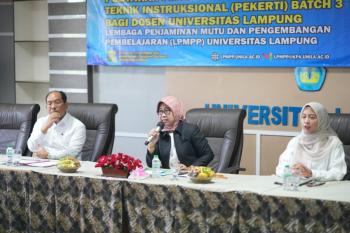 Unila Gelar Pelatihan Pekerti